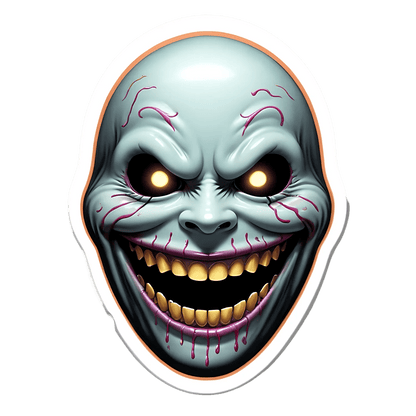 Creepy Clown - Horror Sticker - Heat Press Transfer