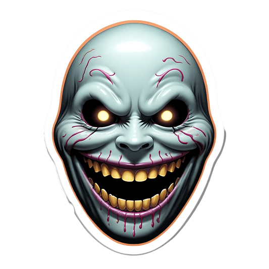 Creepy Clown - Horror Sticker - Heat Press Transfer
