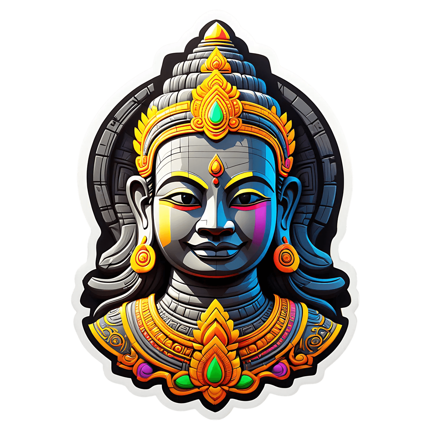 Cultural Icon Sticker - Vibrant UV DTF - Heat Press Transfer