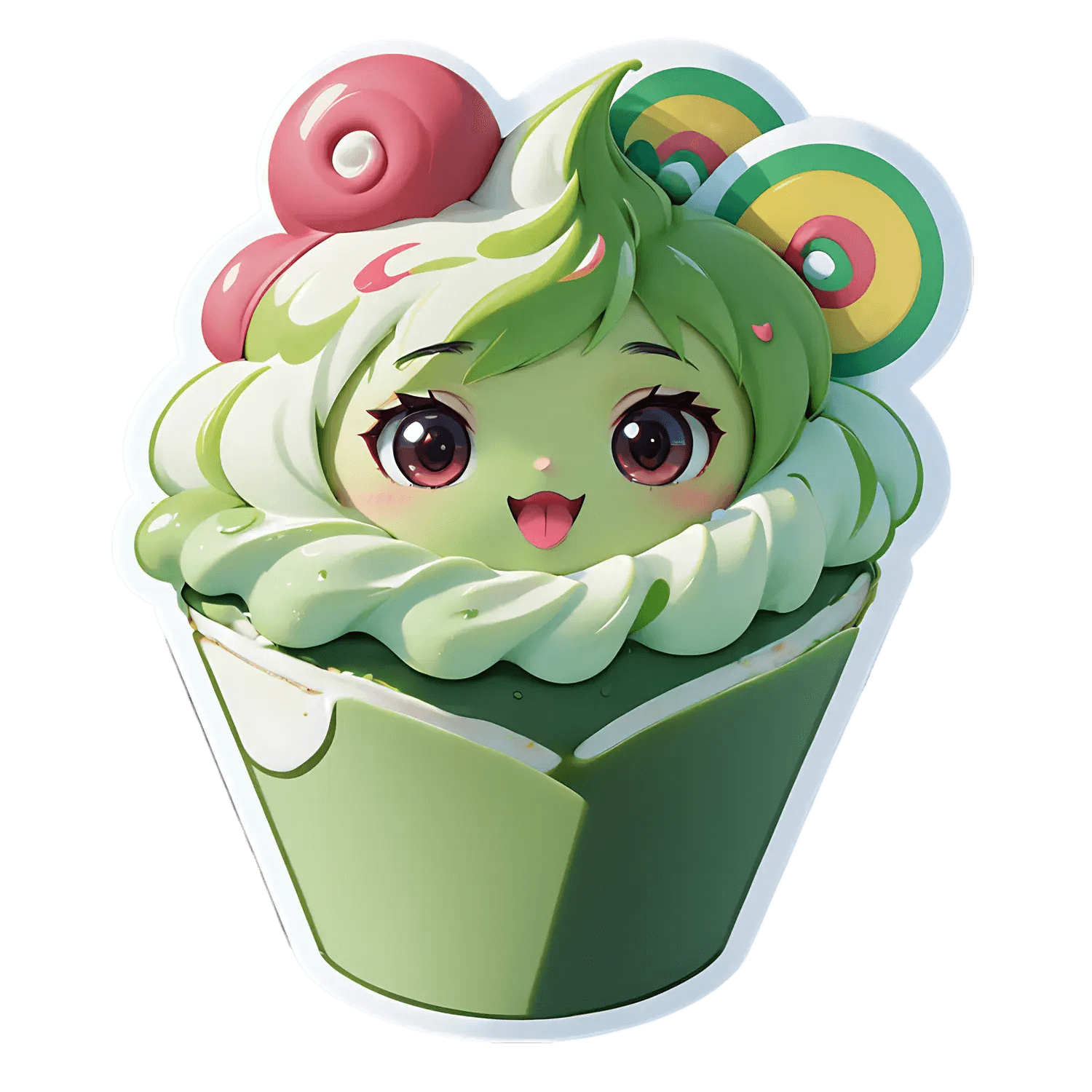 Cupcake Cutie - UV DTF Sticker - Heat Press Transfer