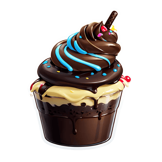 Cupcake Delight - Sticker - Heat Press Transfer