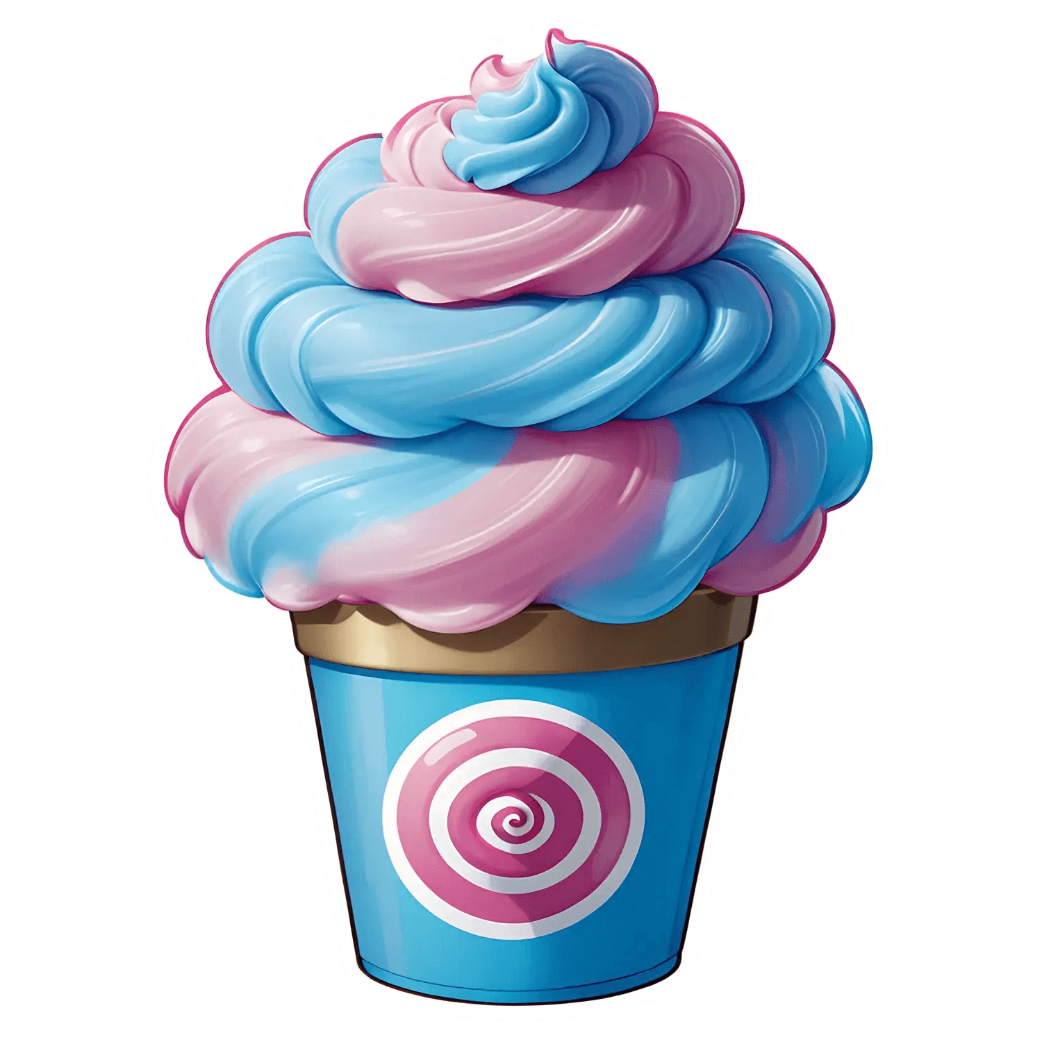 Cupcake Swirl - Sticker - Heat Press Transfer