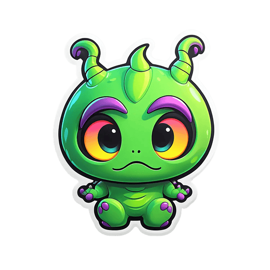 Cute Alien - Sticker for Fun & Decor - Heat Press Transfer