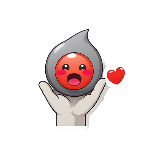 Cute Astronaut Heart - Sticker - Heat Press Transfer