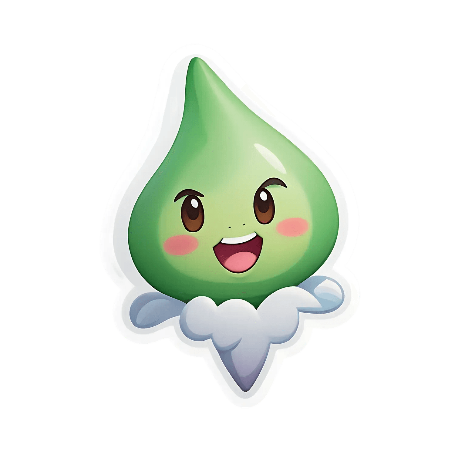 Cute Avocado - Adorable Sticker - Heat Press Transfer