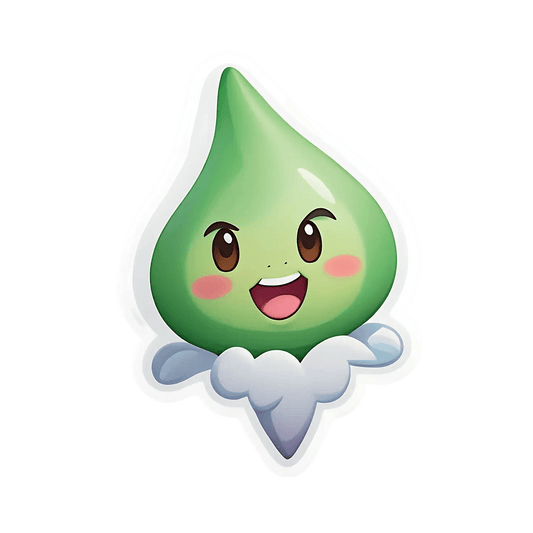 Cute Avocado - Adorable Sticker - Heat Press Transfer