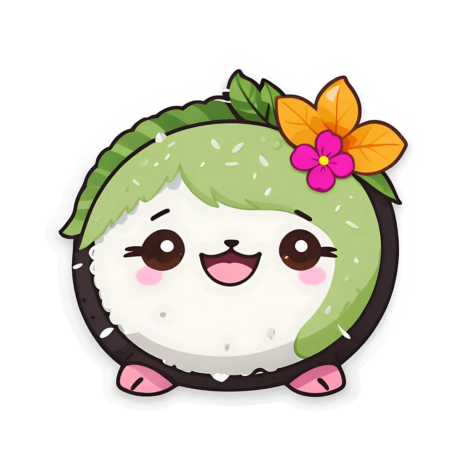 Cute Avocado - Sticker - Heat Press Transfer