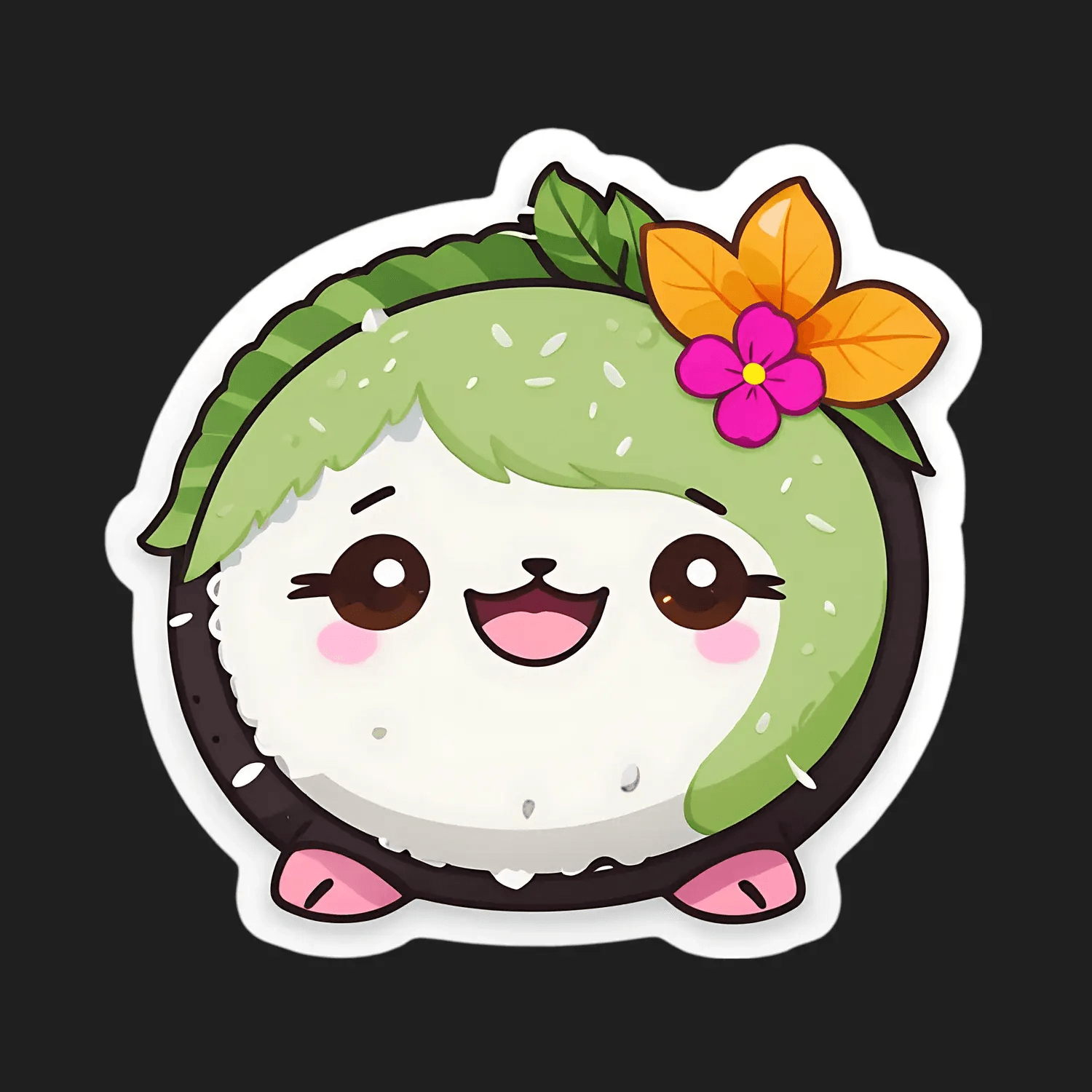 Cute Avocado - Sticker - Heat Press Transfer