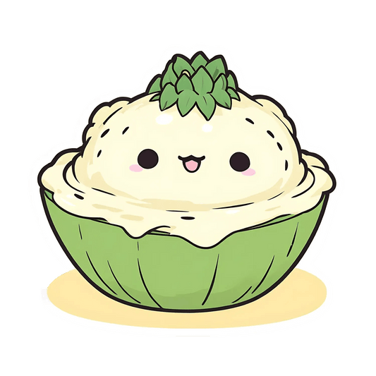 Cute Avocado Sticker - Trendy Decal - Heat Press Transfer
