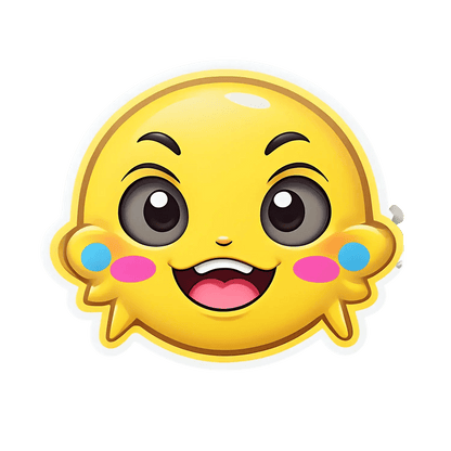 Cute Baby Face - Sticker - Heat Press Transfer