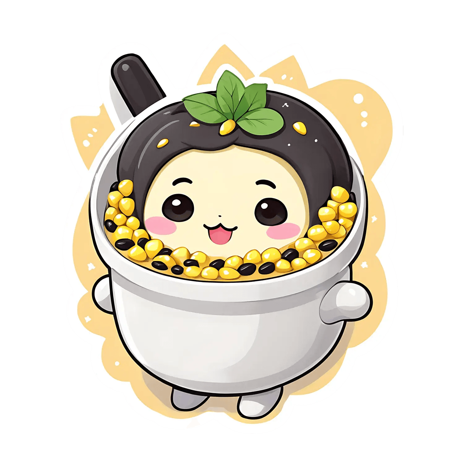 Cute Boba Tea - Sticker - Heat Press Transfer