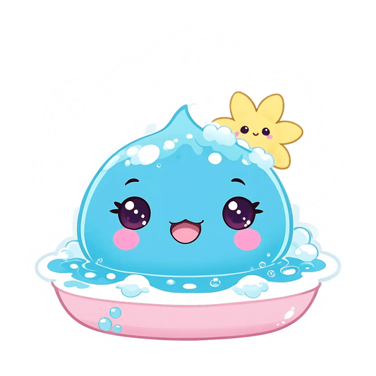 Cute Bubble Bath - Sticker - Heat Press Transfer