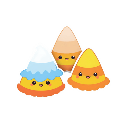 Cute Candy Corn - Sticker - Heat Press Transfer