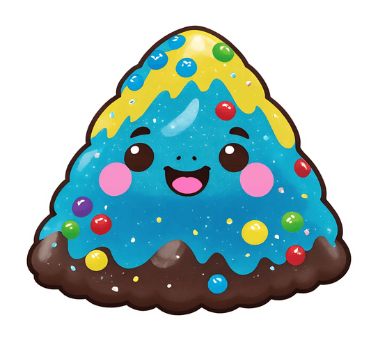 Cute Candy Mountain - Sticker - Heat Press Transfer