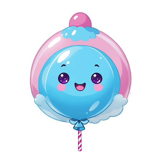 Cute Candy Sticker - Colorful Cartoon Lollipop - Heat Press Transfer