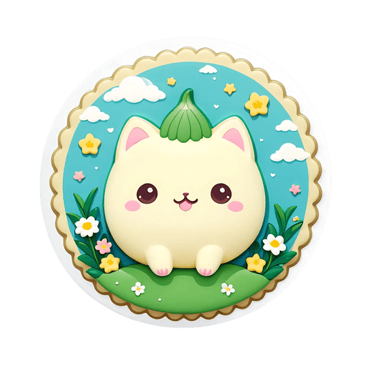 Cute Cat Sticker - Adorable UV DTF - Heat Press Transfer