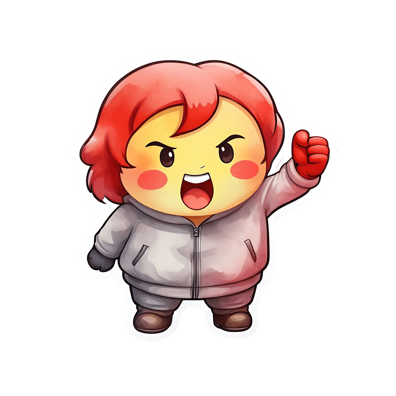 Cute Character Sticker - UV DTF - Heat Press Transfer