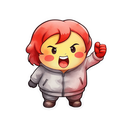 Cute Character Sticker - UV DTF - Heat Press Transfer