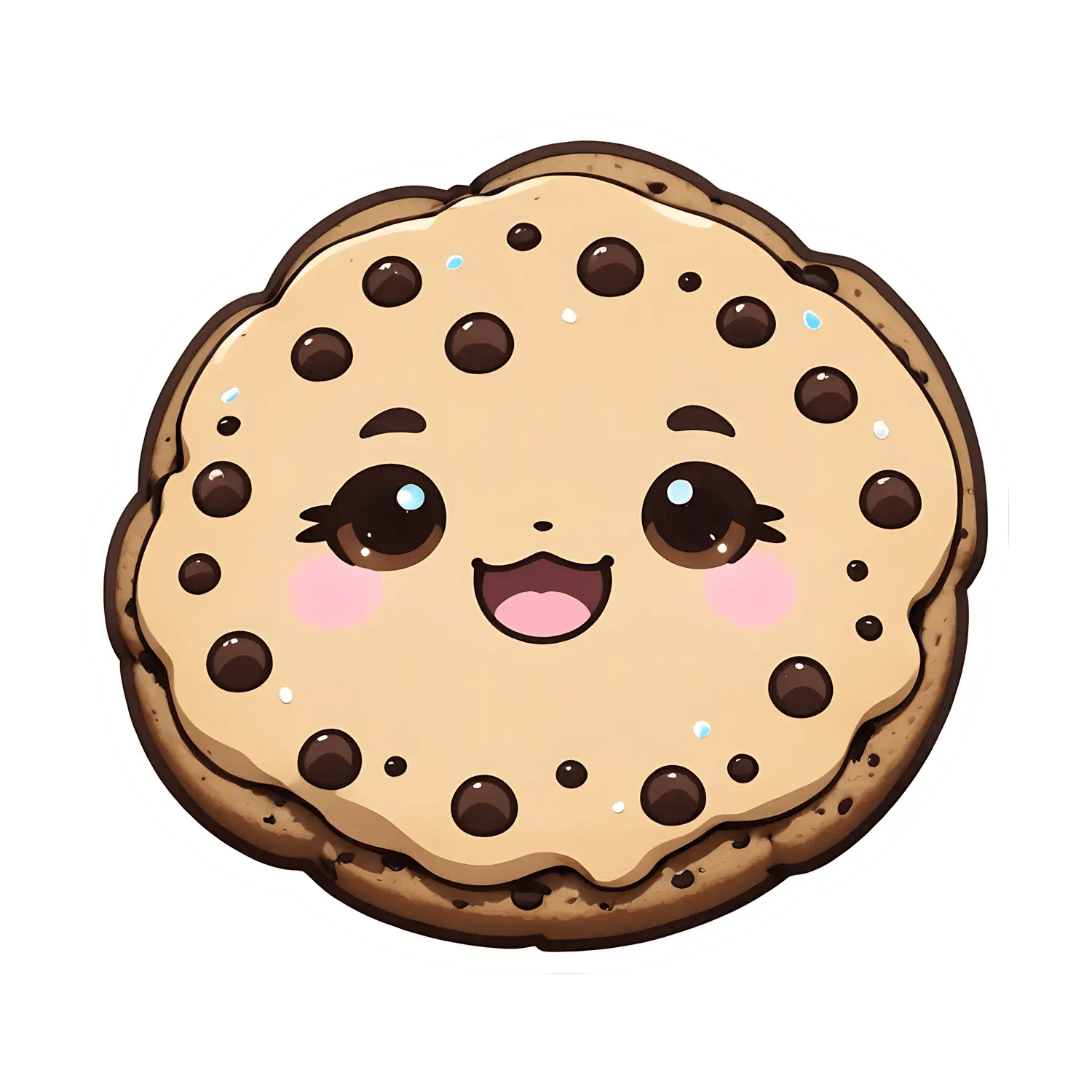 Cute Cookie Character - Sticker - Heat Press Transfer
