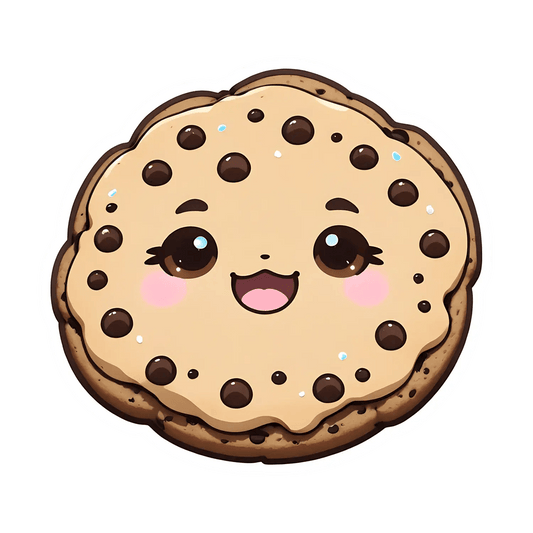 Cute Cookie Character - Sticker - Heat Press Transfer