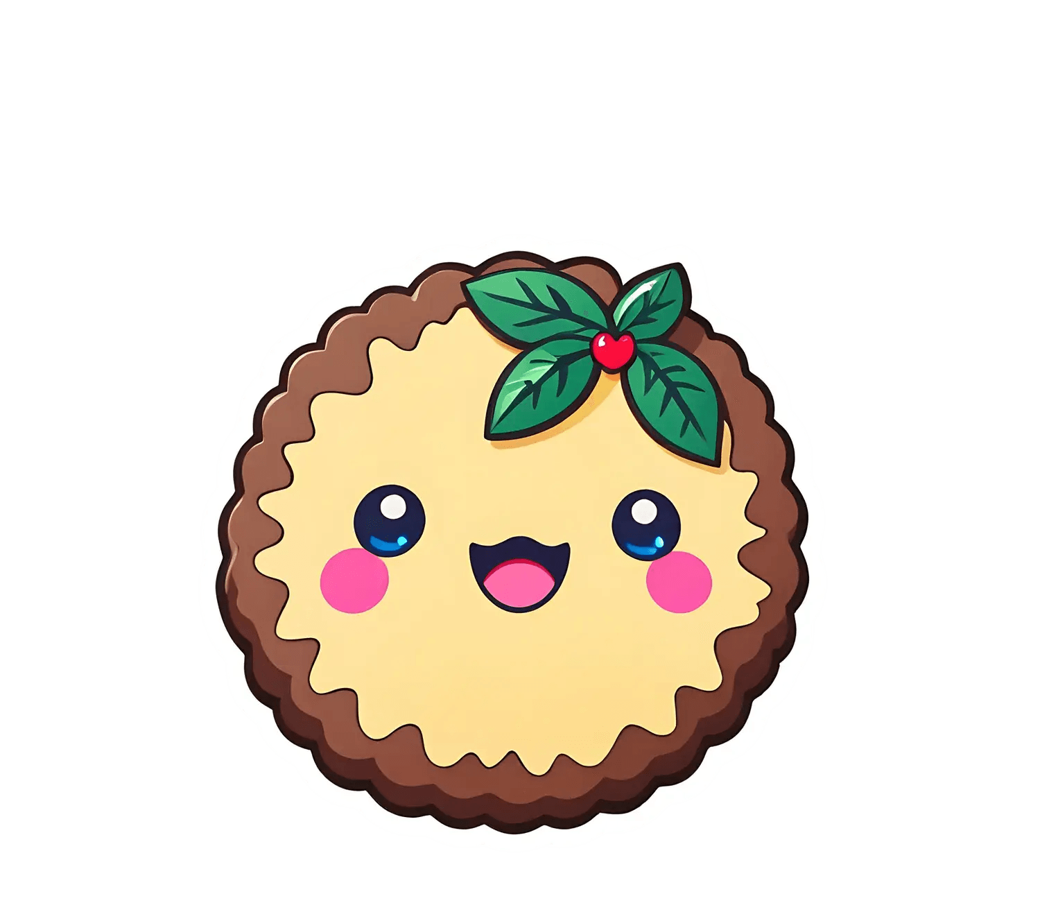 Cute Cookie Sticker - UV DTF - Heat Press Transfer