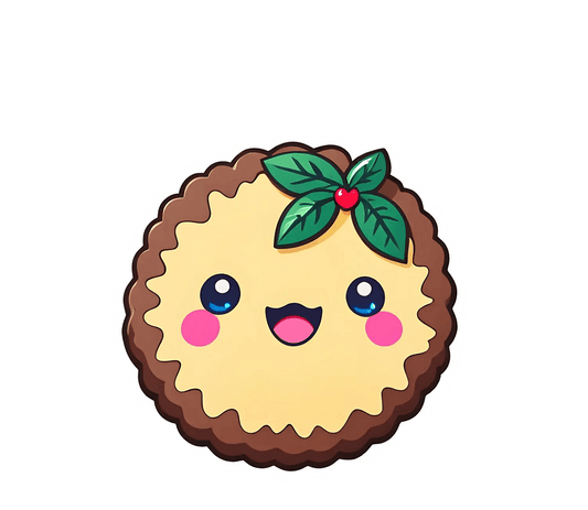 Cute Cookie Sticker - UV DTF - Heat Press Transfer