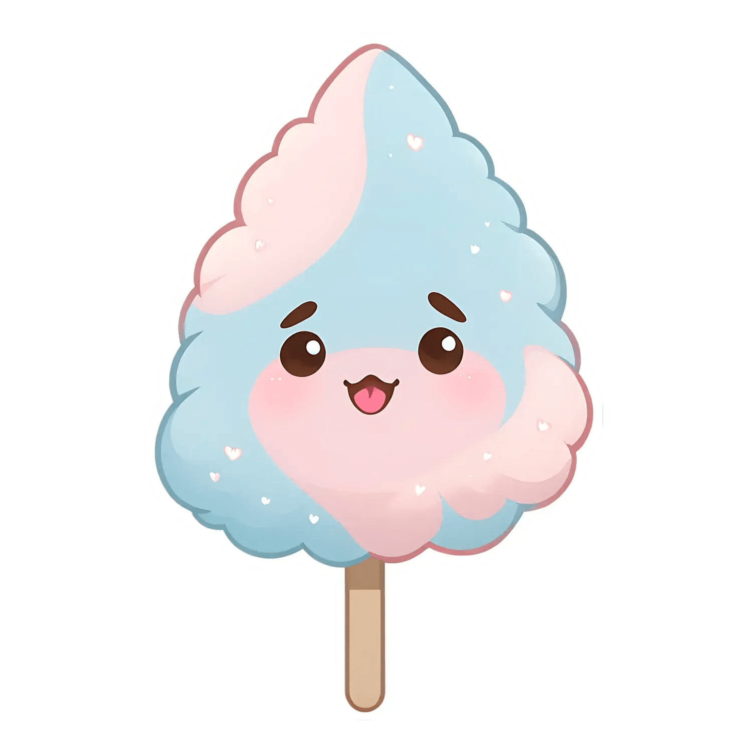 Cute Cotton Candy - Sticker - Heat Press Transfer