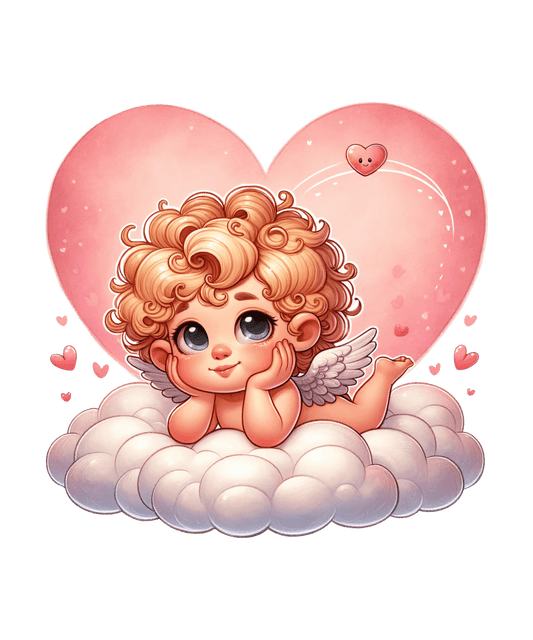 Cute Cupid Valentine's Day Design - DTF Ready To Press - Heat Press Transfer