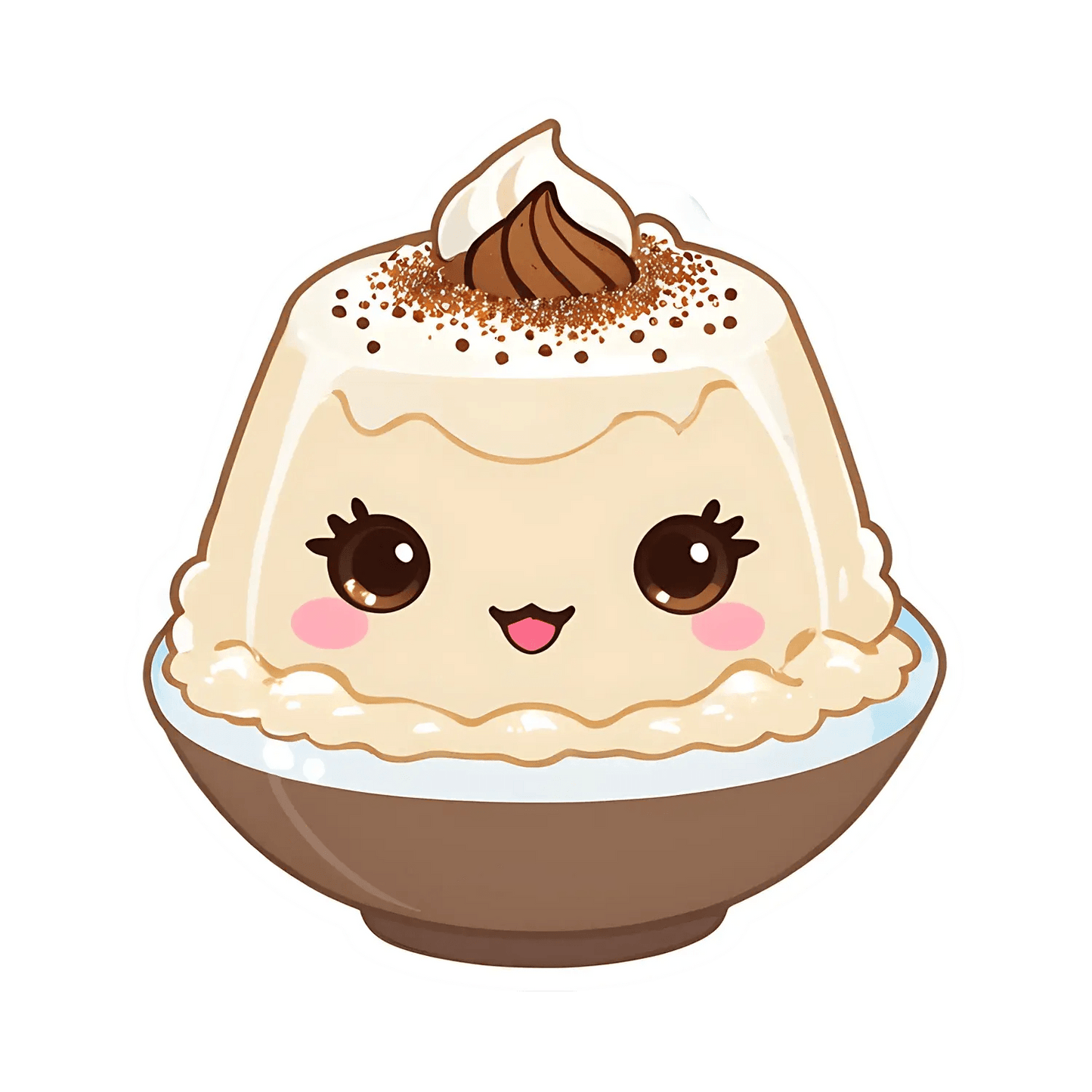 Cute Dessert Cup - Sticker - Heat Press Transfer
