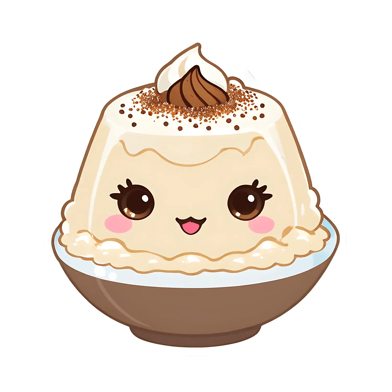 Cute Dessert Cup - Sticker - Heat Press Transfer