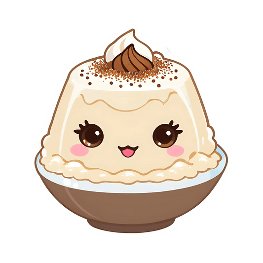 Cute Dessert Cup - Sticker - Heat Press Transfer