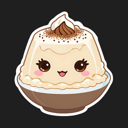 Cute Dessert Cup - Sticker - Heat Press Transfer