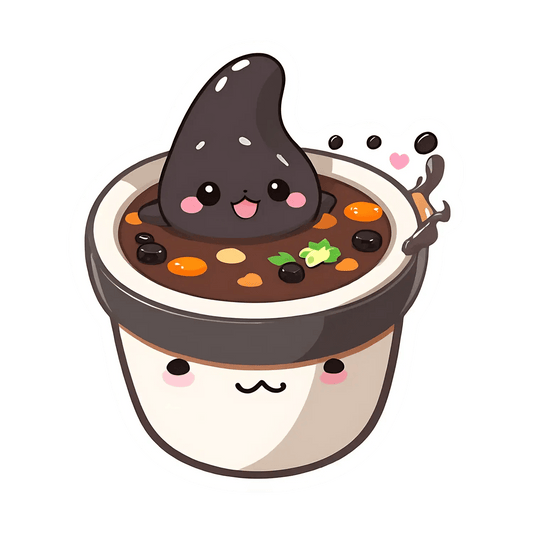 Cute Dessert Poop - Bubble Tea Sticker - Heat Press Transfer