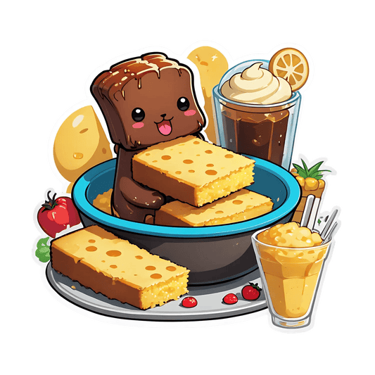 Cute Dessert Themed - Sticker - Heat Press Transfer