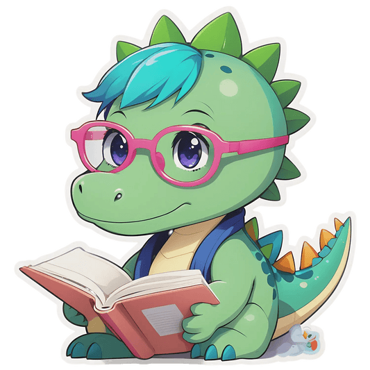 Cute Dinosaur - Sticker - Heat Press Transfer