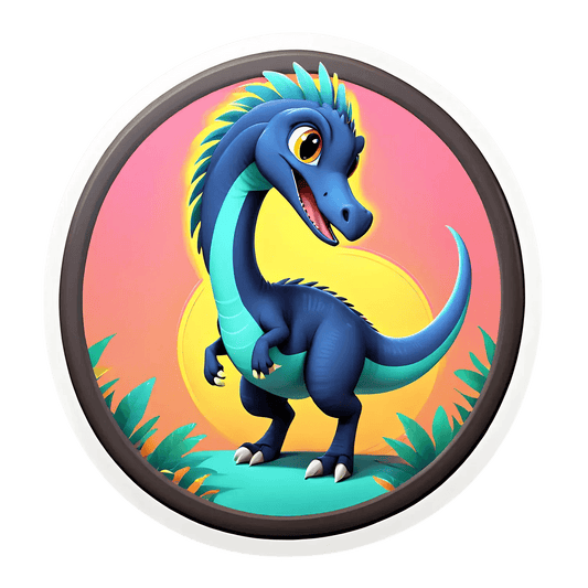 Cute Dinosaur Theme - UV DTF Sticker - Heat Press Transfer