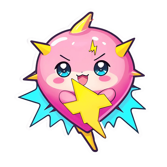 Cute Dragon Sticker - Star-Crowned Cherub - Heat Press Transfer