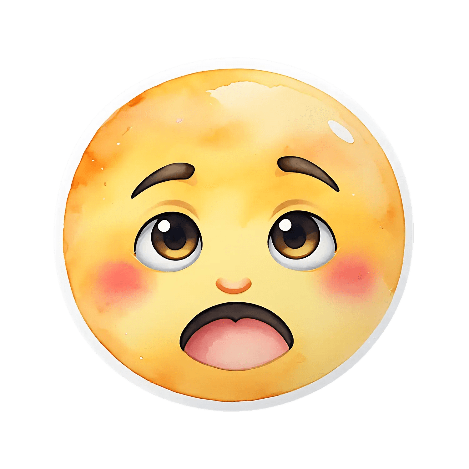 Cute Emoji - Sticker - Heat Press Transfer