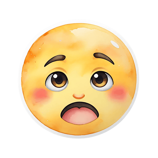Cute Emoji - Sticker - Heat Press Transfer
