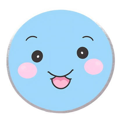 Cute Face Emoji Sticker - Heat Press Transfer