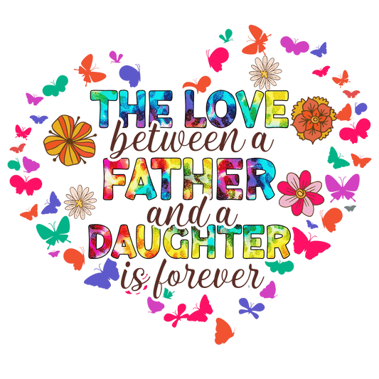 Cute Father's Day Design - DTF Ready To Press - Heat Press Transfer