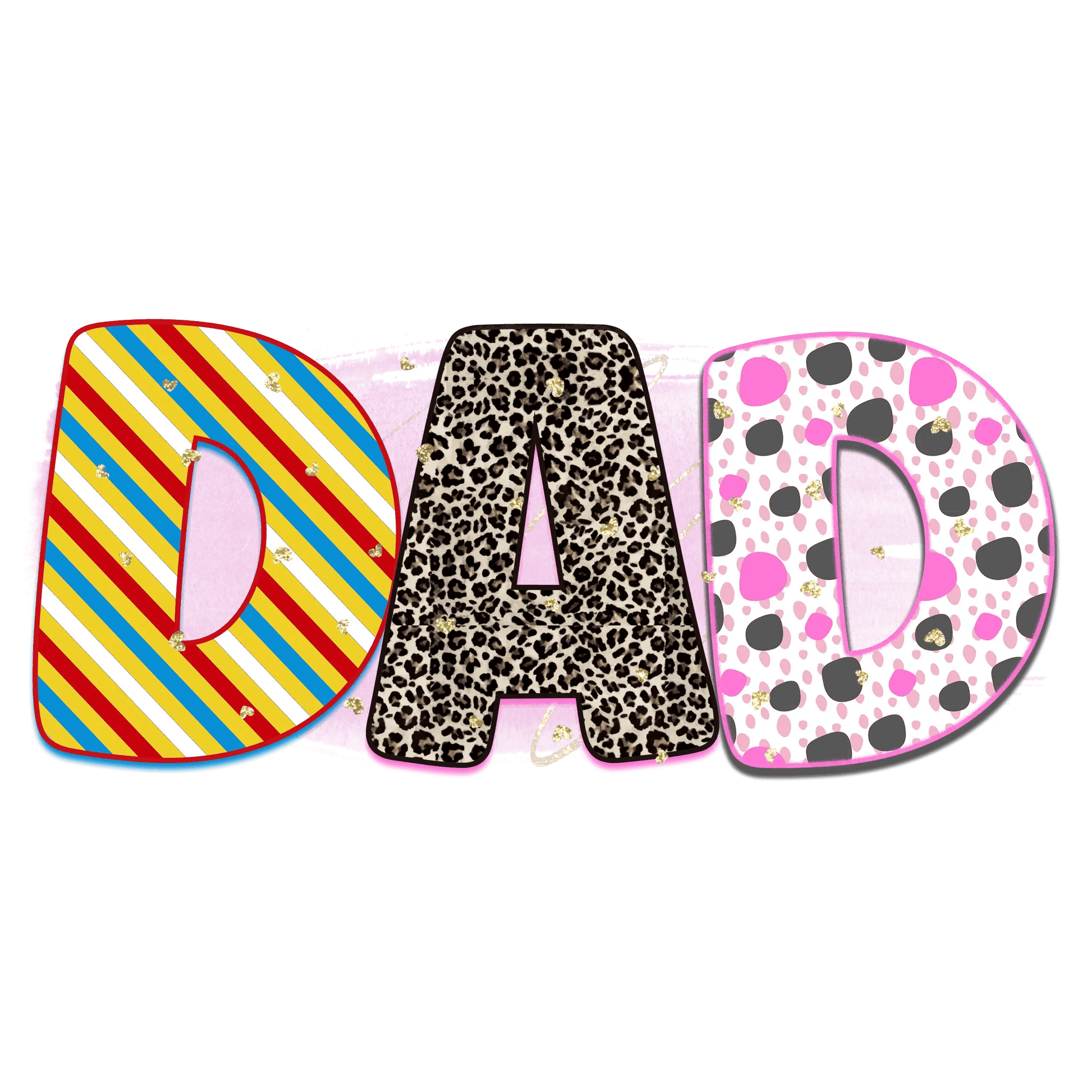 Cute Father's Day Design - DTF Ready To Press - Heat Press Transfer