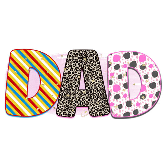 Cute Father's Day Design - DTF Ready To Press - Heat Press Transfer