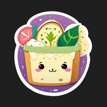 Cute Foodie - Sticker - Heat Press Transfer