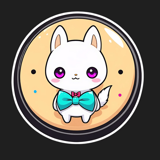 Cute Fox - UV DTF Anime Sticker - Heat Press Transfer