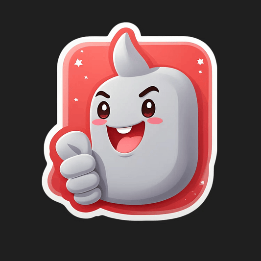Cute Ghost Emoji Sticker - Fun & Expressive - Heat Press Transfer