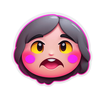 Cute Grandma Face - Sticker - Heat Press Transfer
