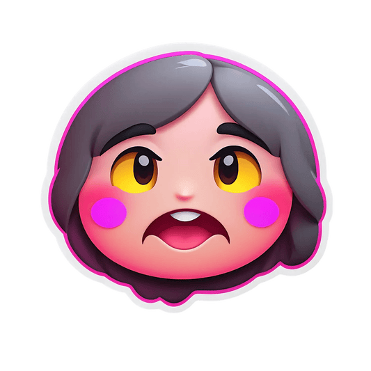 Cute Grandma Face - Sticker - Heat Press Transfer