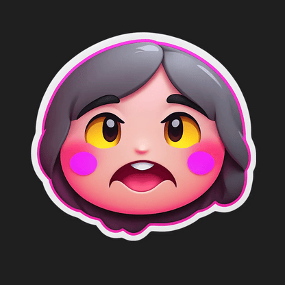 Cute Grandma Face - Sticker - Heat Press Transfer