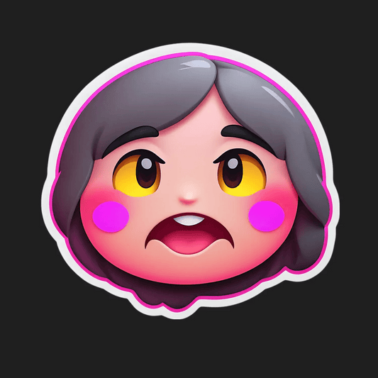 Cute Grandma Face - Sticker - Heat Press Transfer